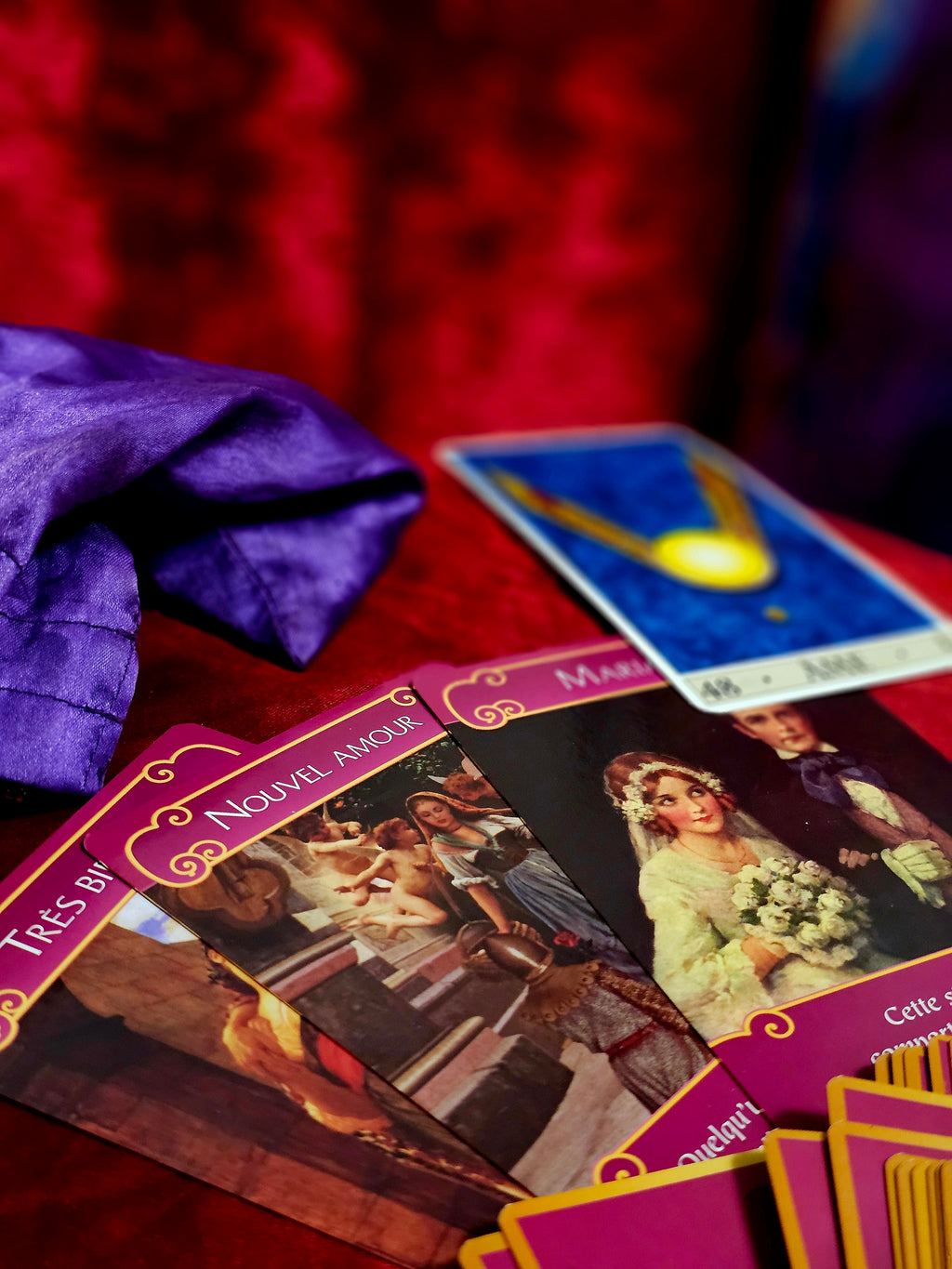 Consultation Amour 💜– Tirage de cartes par téléphone 45 min